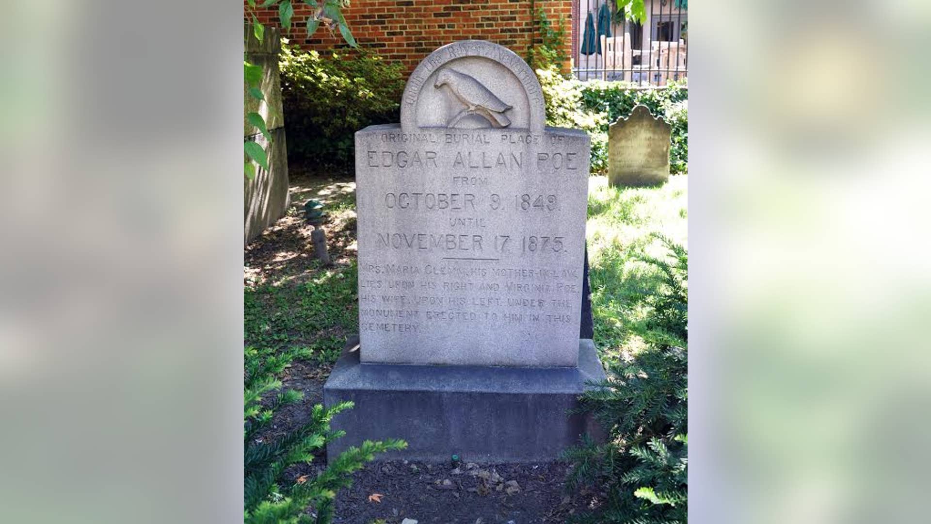 Grave of Edgar Allen Poe