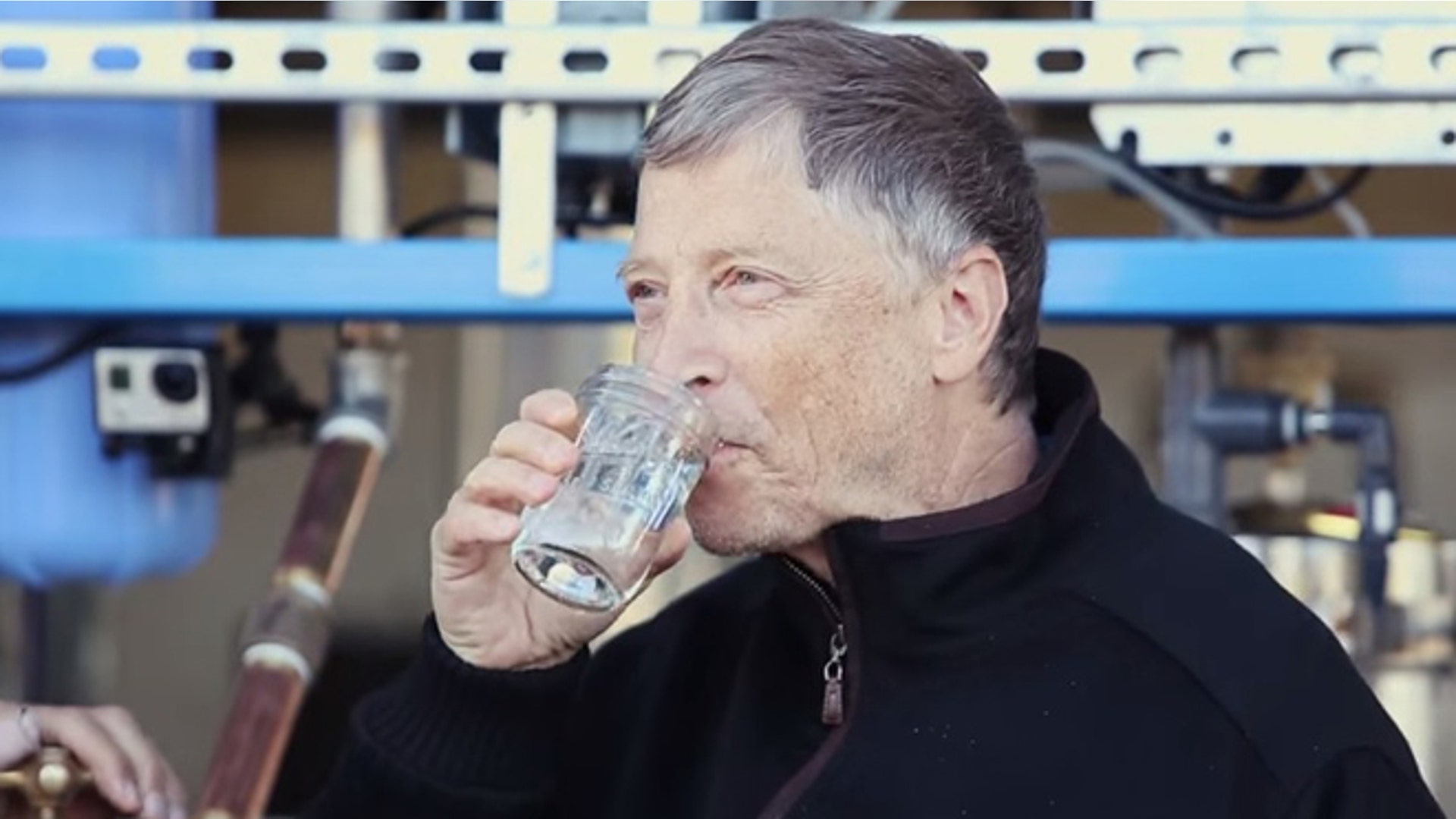 Bill Gates drinks poop water.