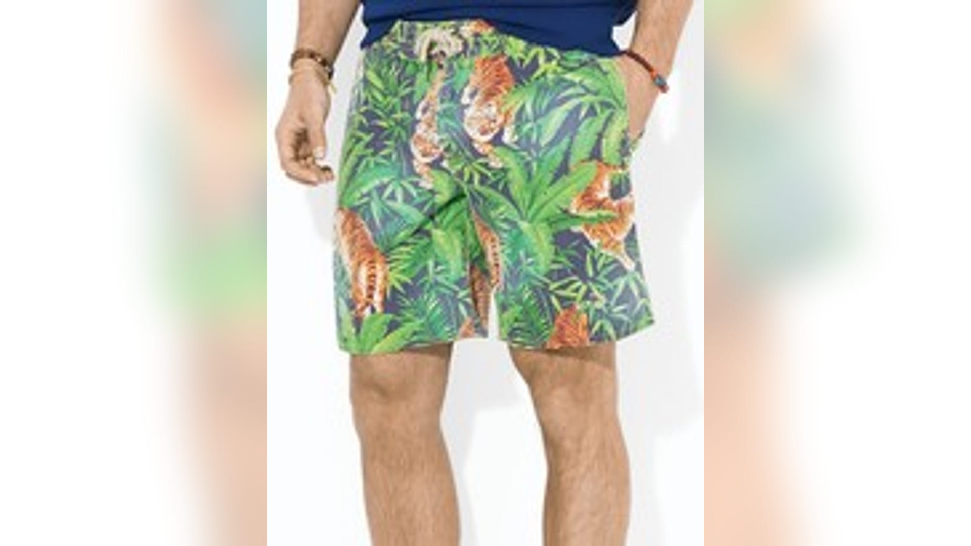 Polo Ralph Lauren Palm Island Tiger-Print Swim Trunk at Bloomingdale's