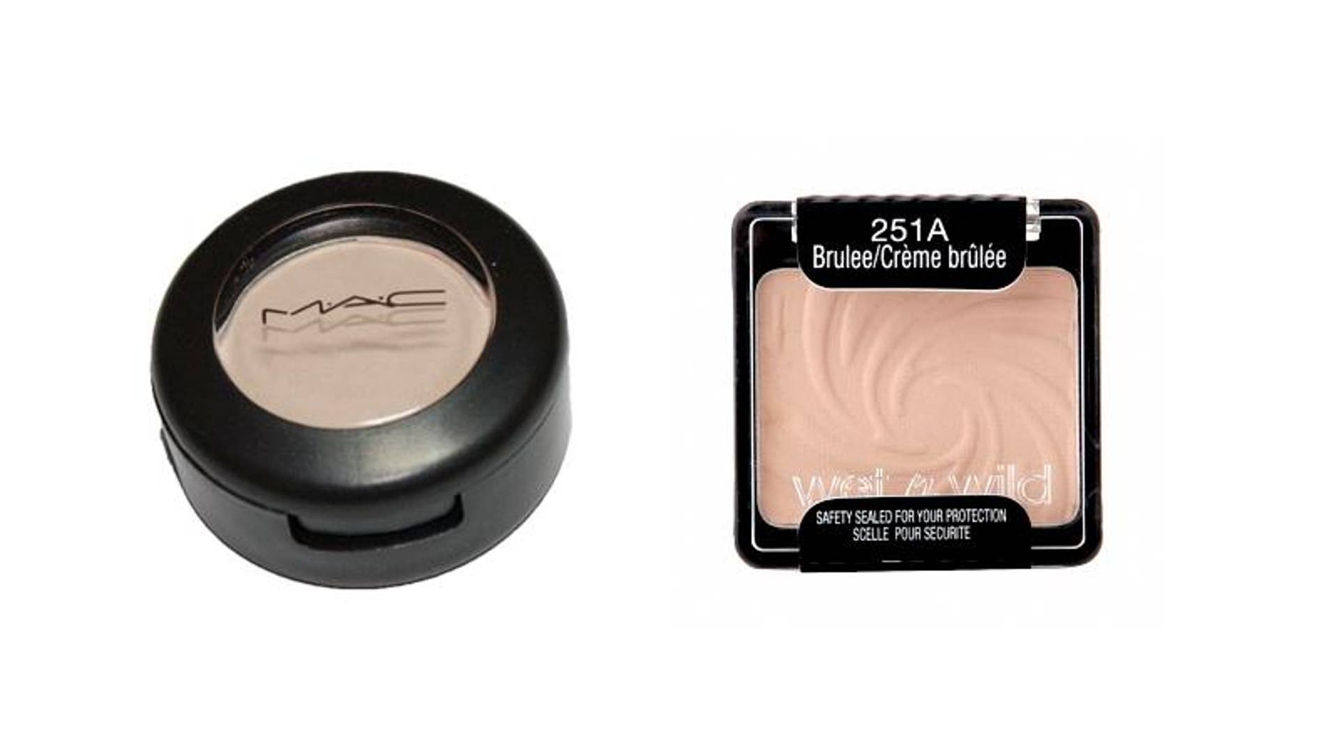 M•A•C Eyeshadow Brule, $15 & Wet n Wild Brule, $1.99