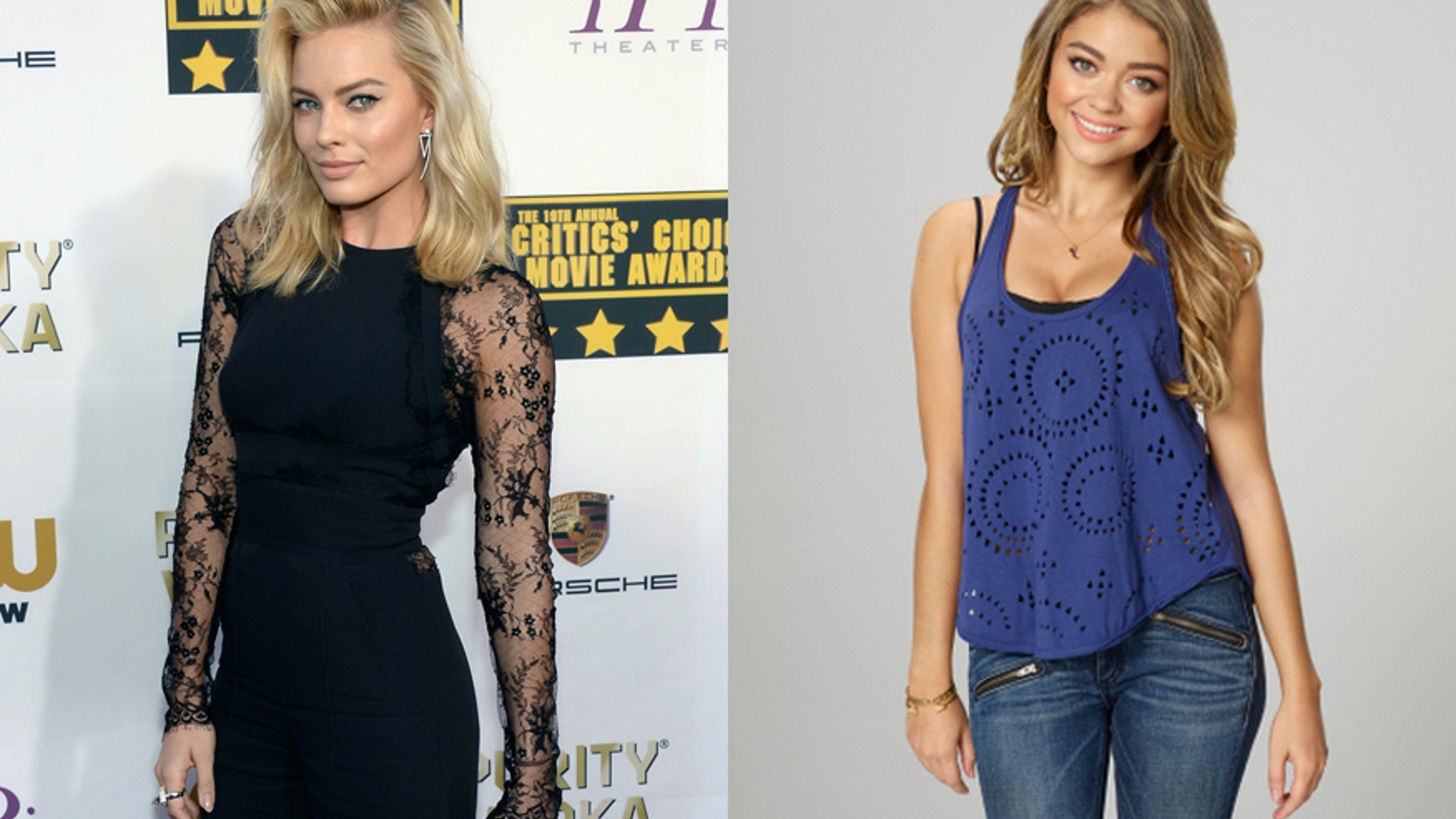 Margot Robbie and Sarah Hyland