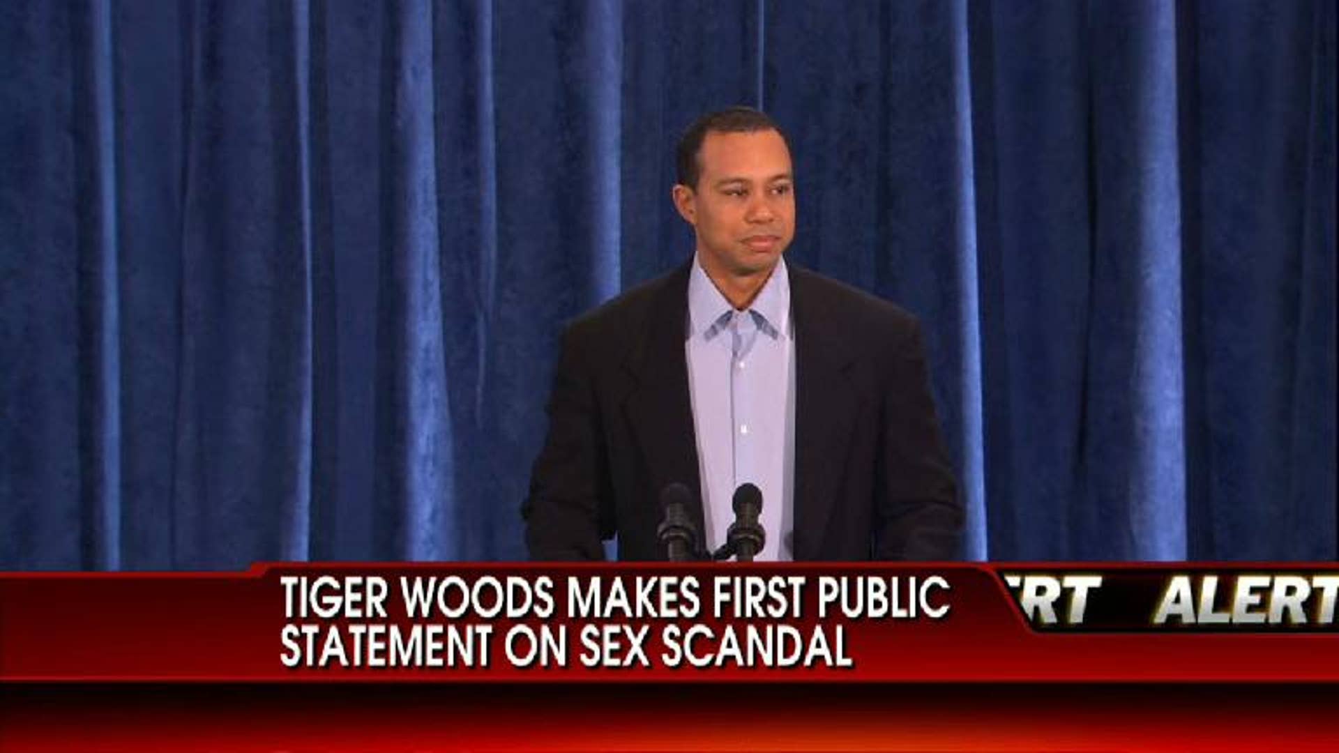 Tiger Takes a Swing at an Apology