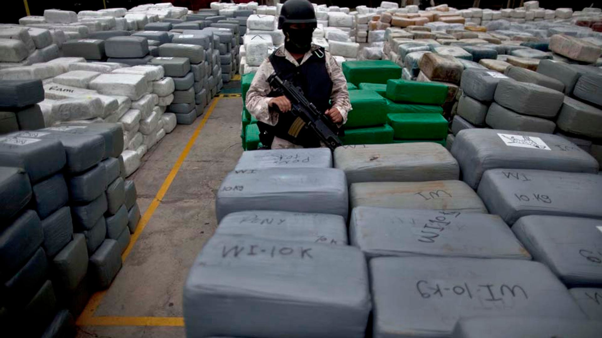 Soldiers Guard Packages