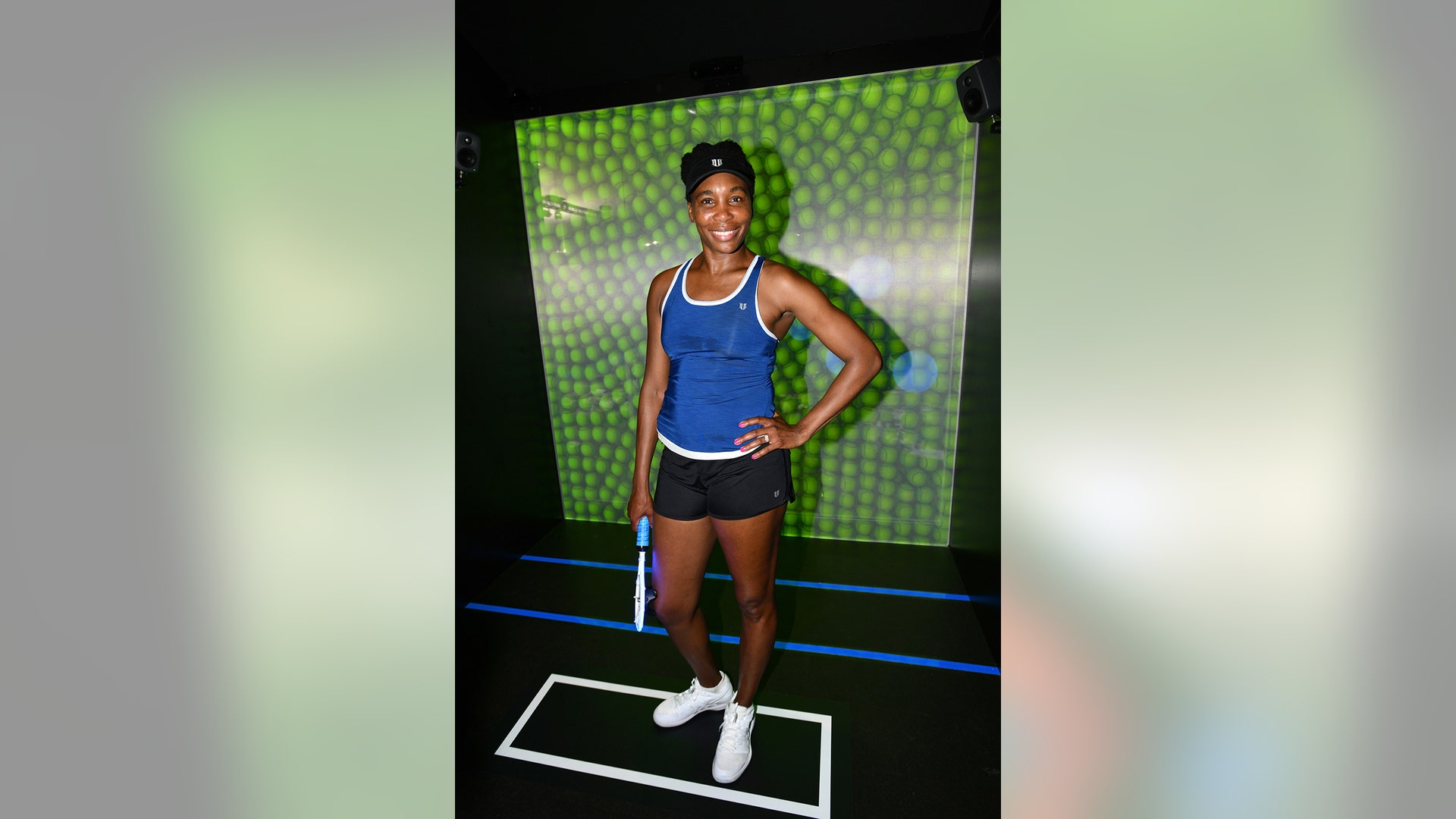 NEW YORK, NY - AUGUST 28: Venus Williams Inside American Express Super Rally at The American Express Fan Experience during The 2018 US Open Tennis Championships on August 28, 2018 in Queens, NY. (Photo by Bryan Bedder/Getty Images for American Express)