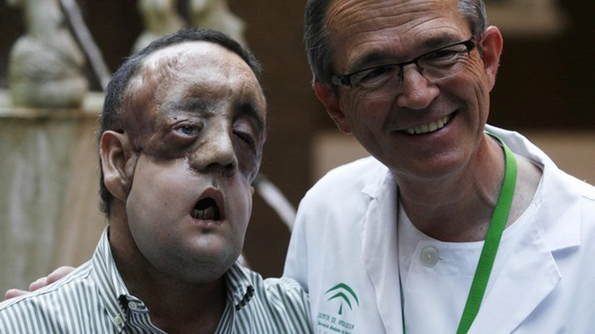 Rafael With His Surgeon