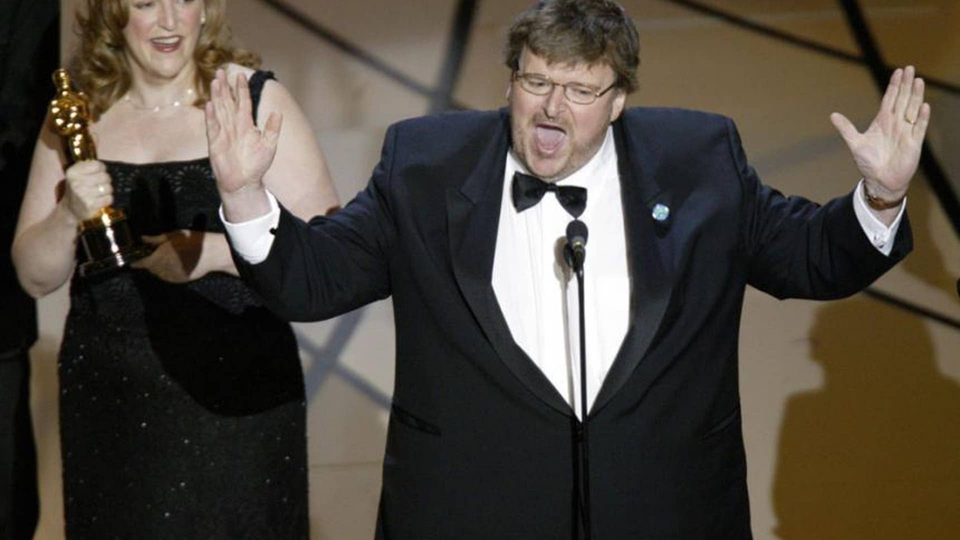 Best Documentary Feature winner Michael Moore for 