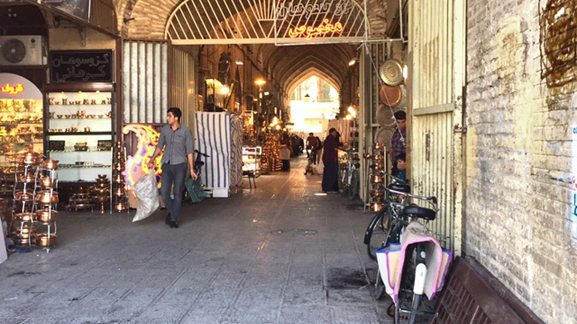 Ancient bazaar in Isfahan