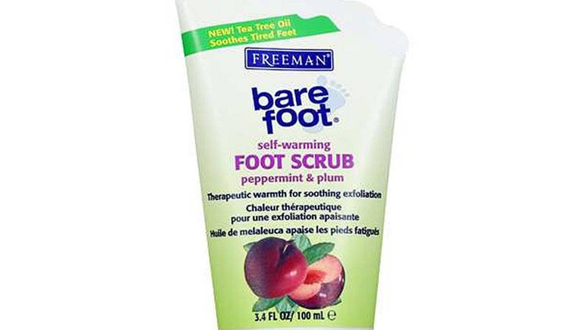 Touch: Freeman Bare Foot Peppermint & Plum Self-Warming Foot Scrub