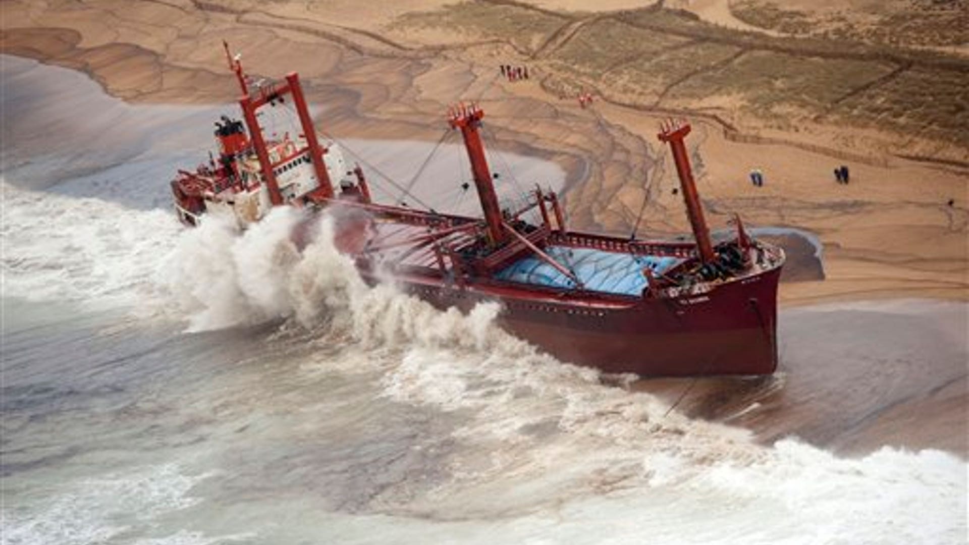 france beached ship I