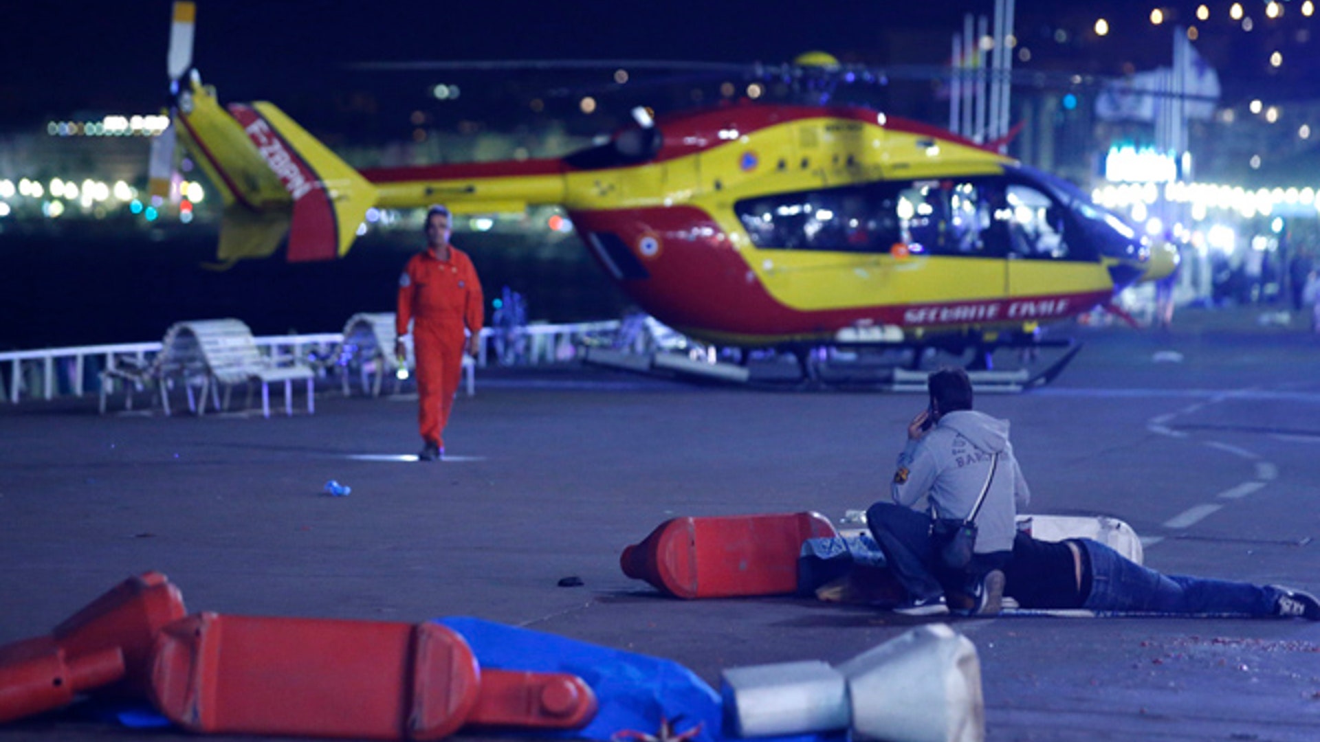 Bodies seen after attack in Nice, France