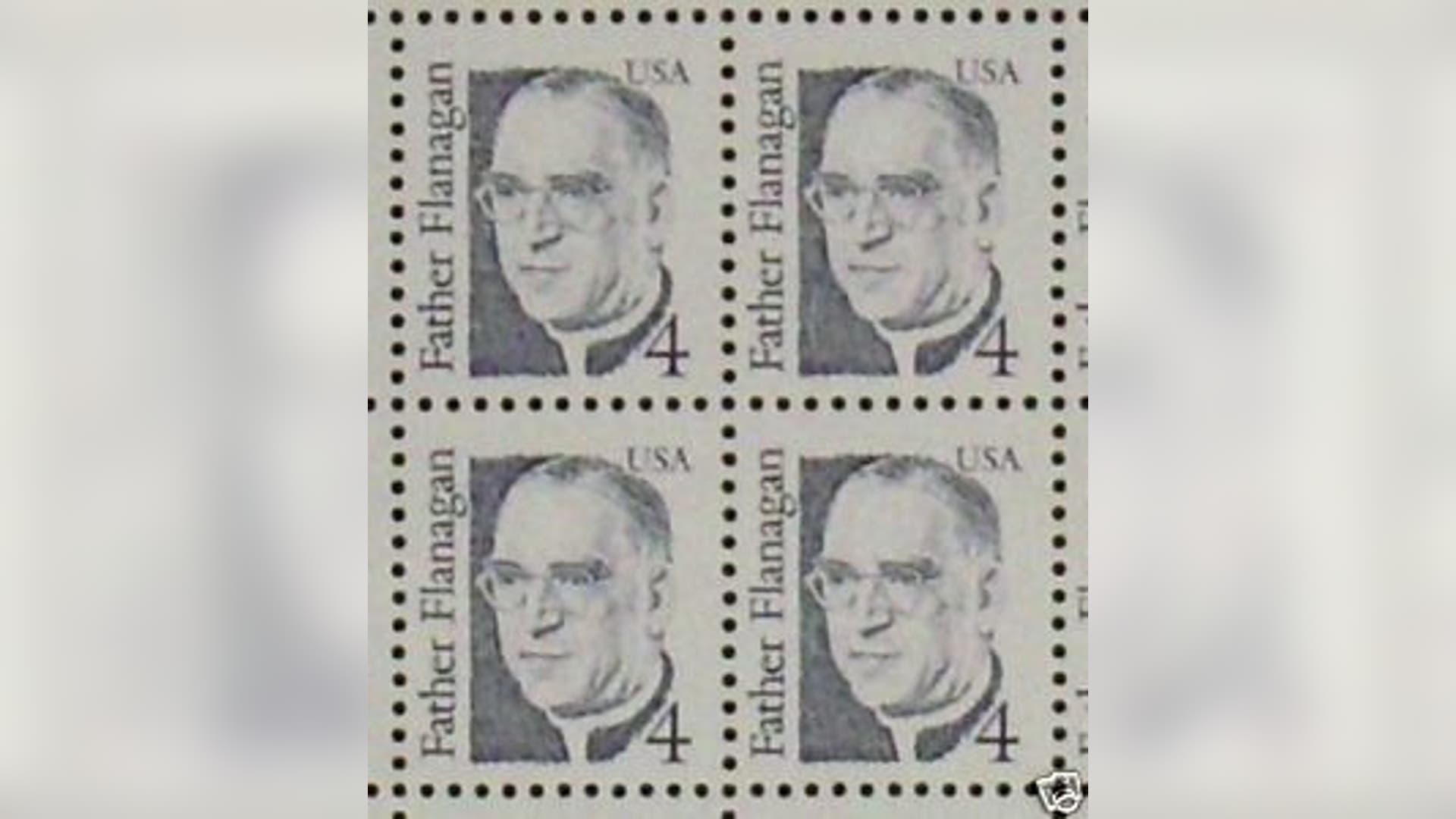 Father Edward Flanagan Stamp