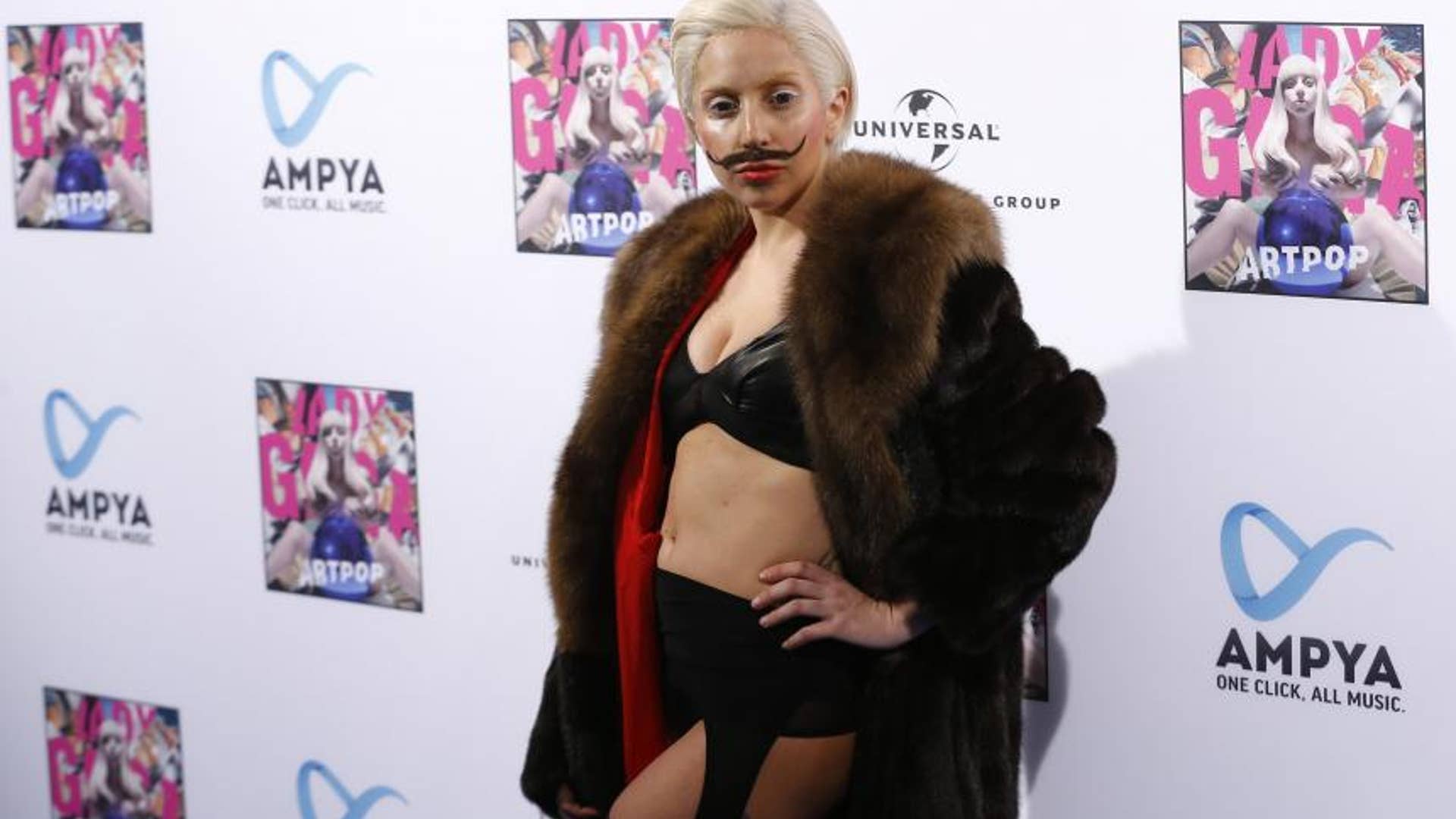 Gaga's 'Stache