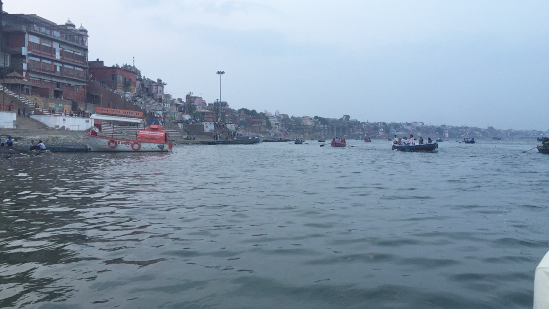 The Ganges River in Varanasi, India
