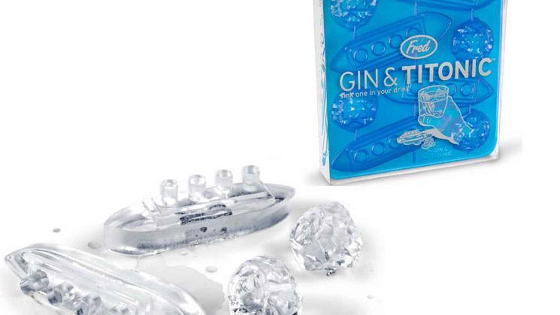 Fred & Friends Gin and Titonic Ice Cube Tray