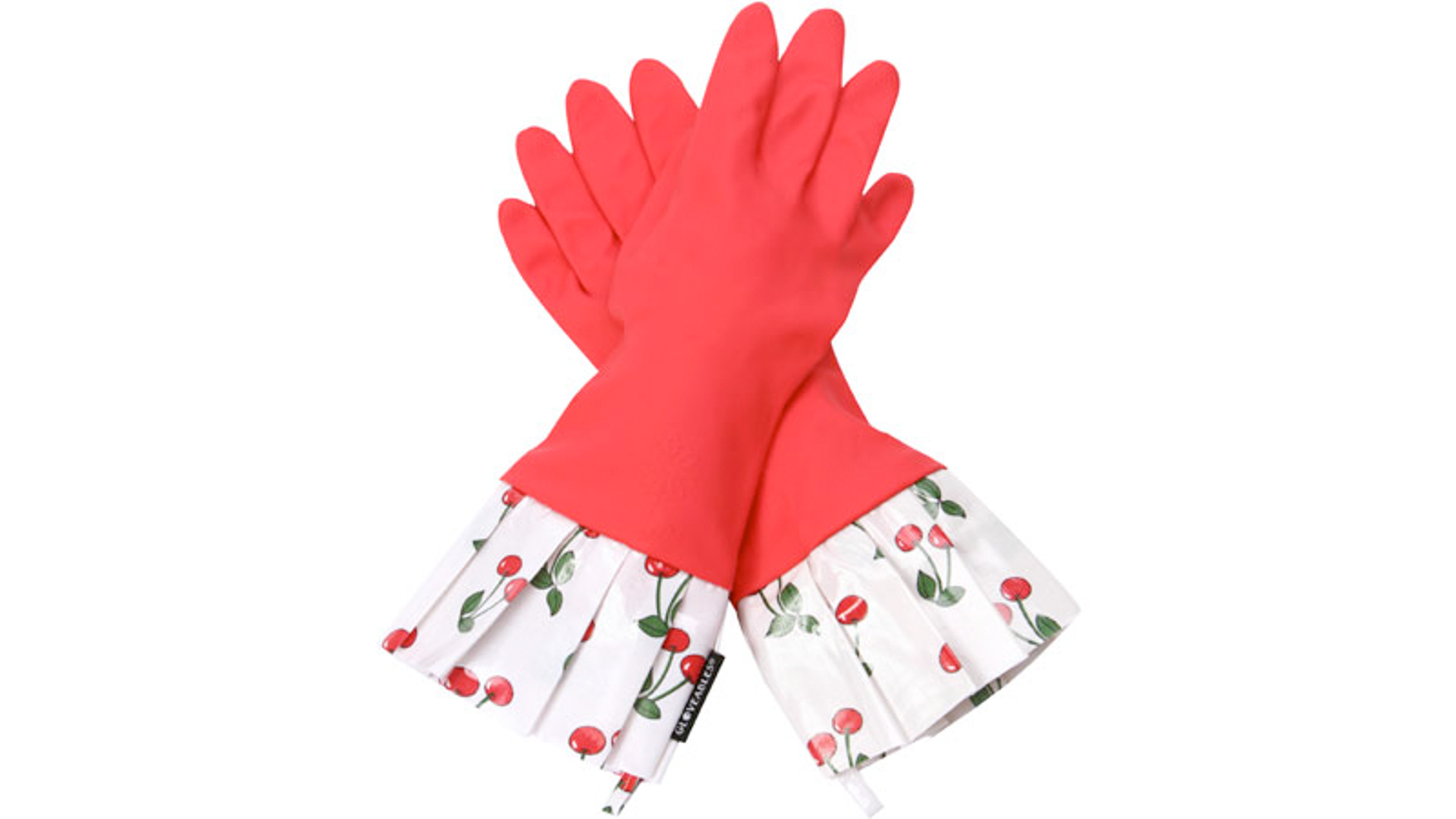 Red Cherry Dishwashing Gloves