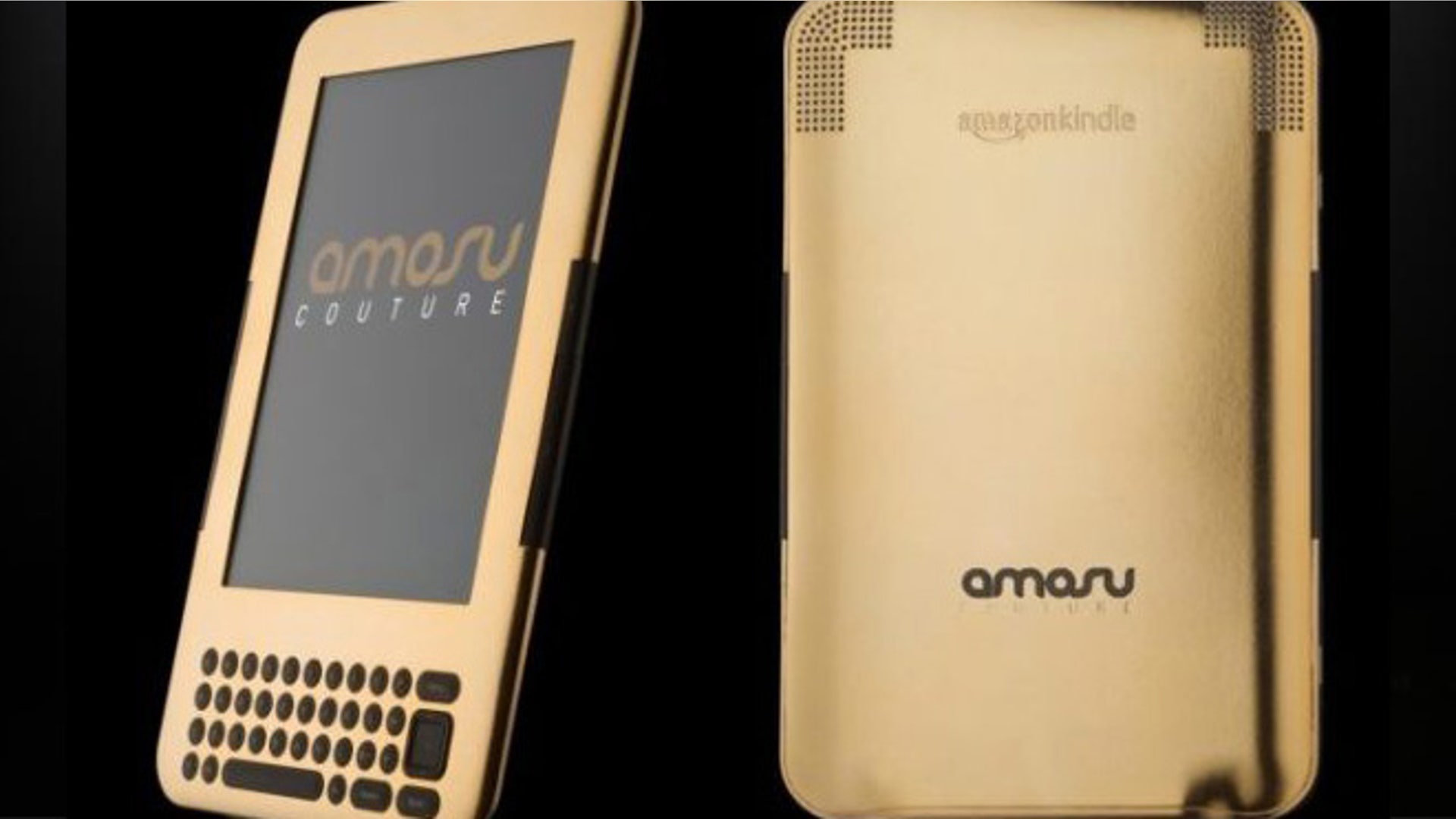 15 Solid-Gold Gadgets: gold kindle