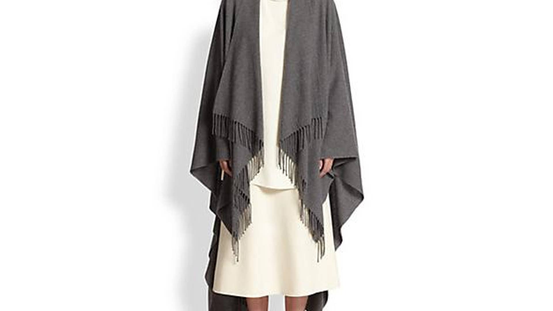 The Row Rina Fringed Cape