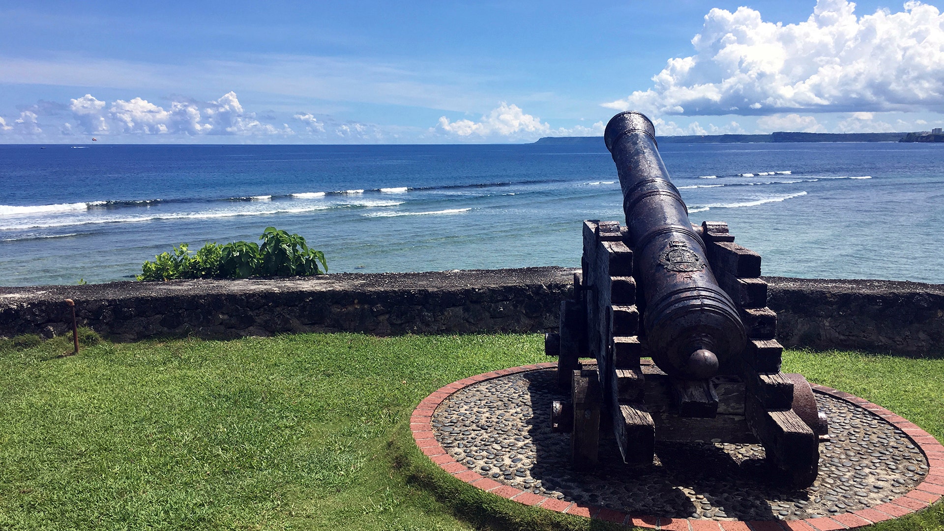 Replica canons used by the Spanish from the Spanish occupation on Guam Aug. 11, 2017