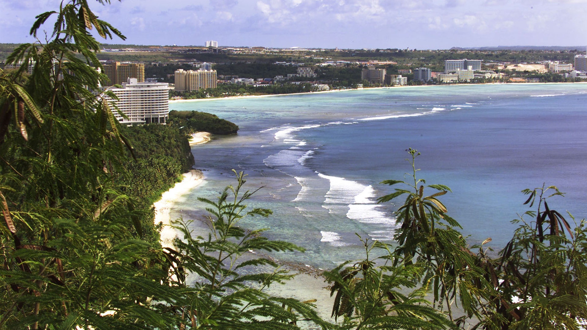 Cityscape view of Tumon Bay April 13, 2001. 