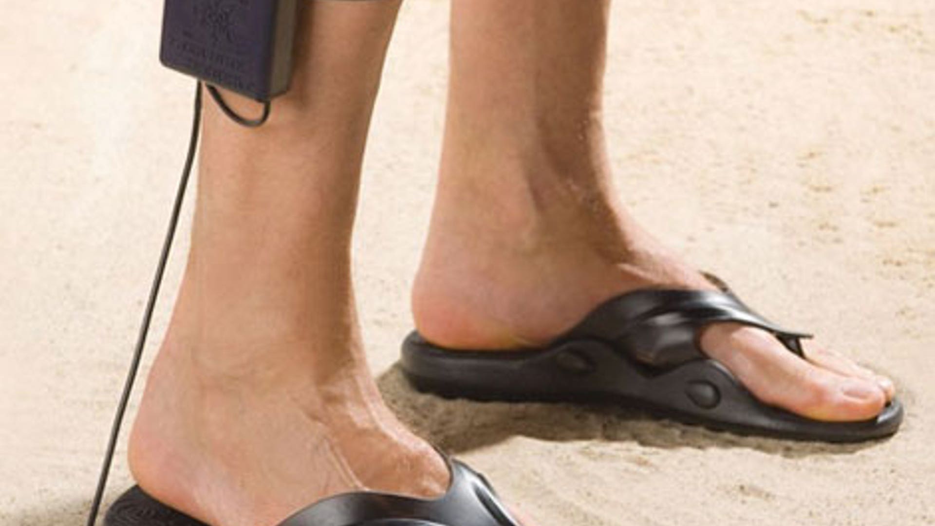 Hammacher Schlemmer Metal-Detecting Sandals