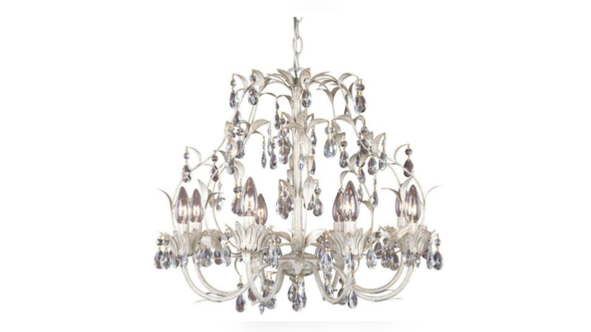 Laura Ashley Lavenham Chandelier Gilded Patina