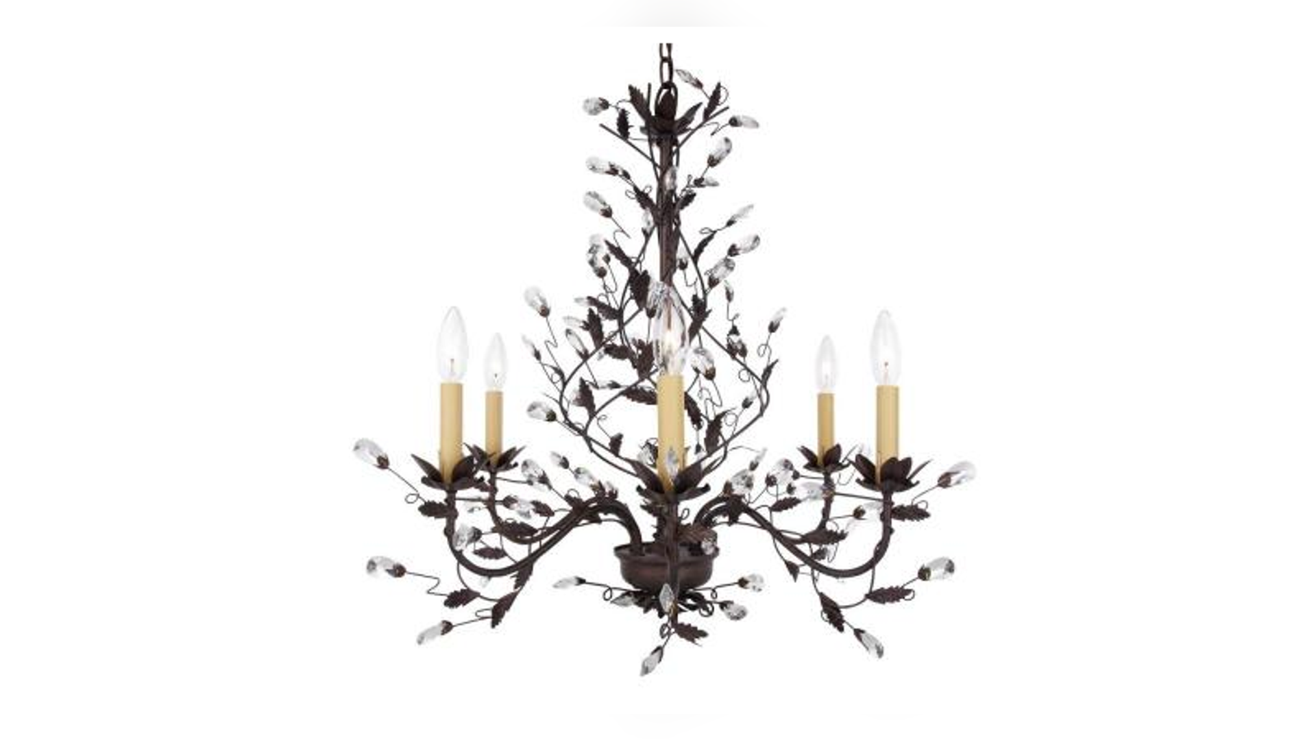 Hampton Bay Tuscan Copper Chandelier