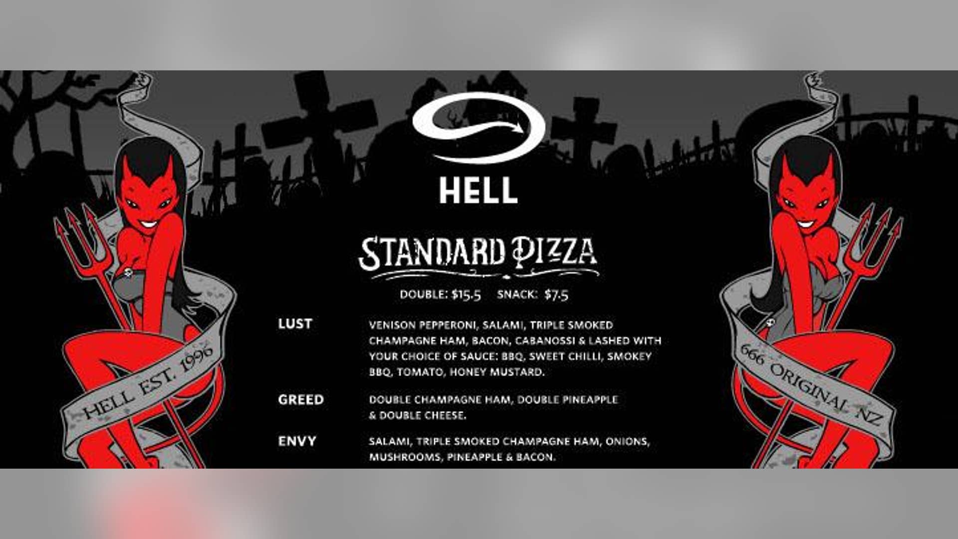 Hell Pizza, New Zealand