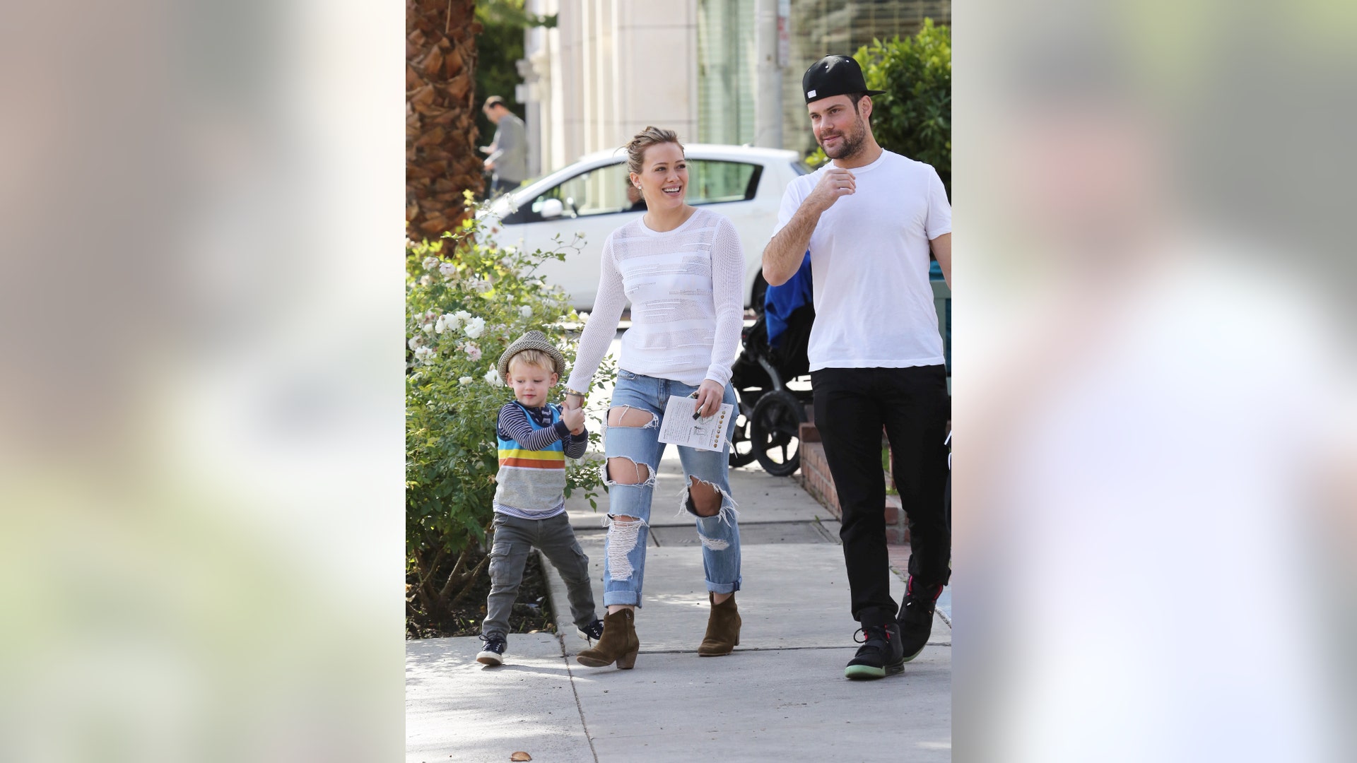 Hilary Duff and Mike Comrie