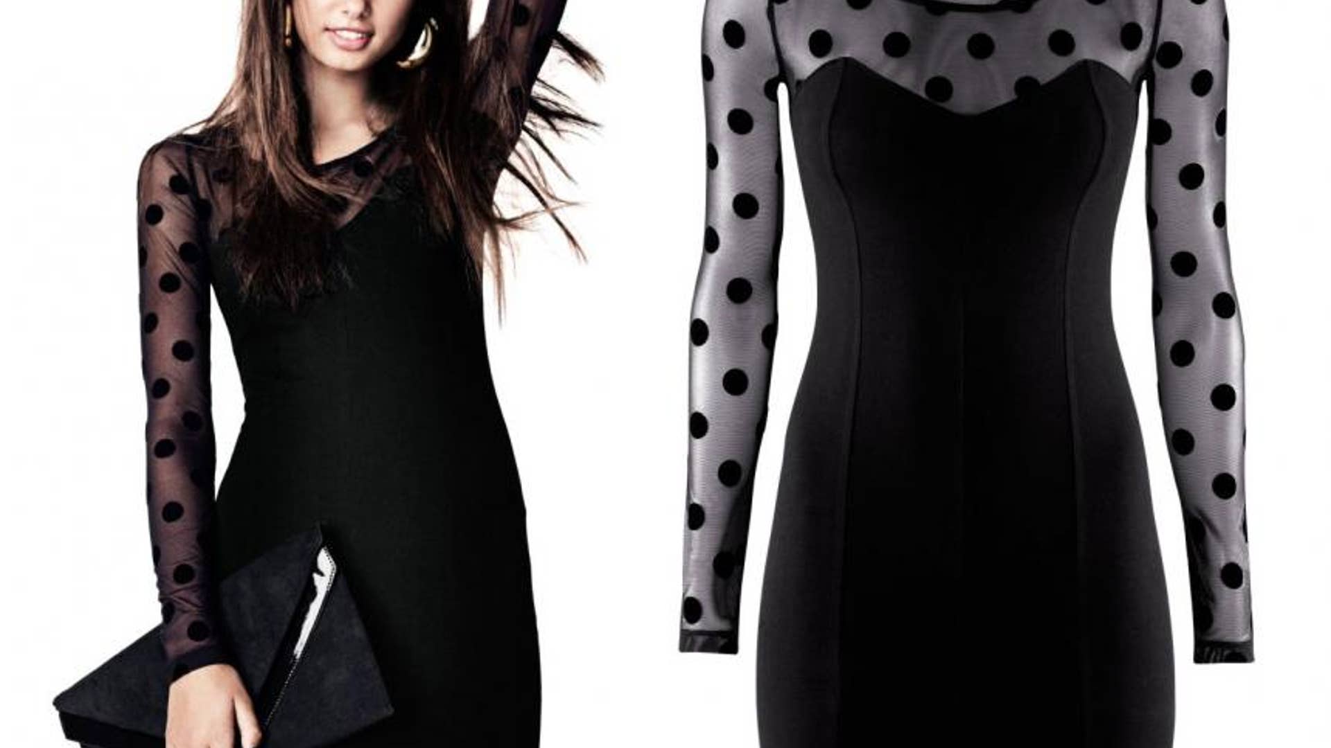 Polka Dot Cocktail Dress