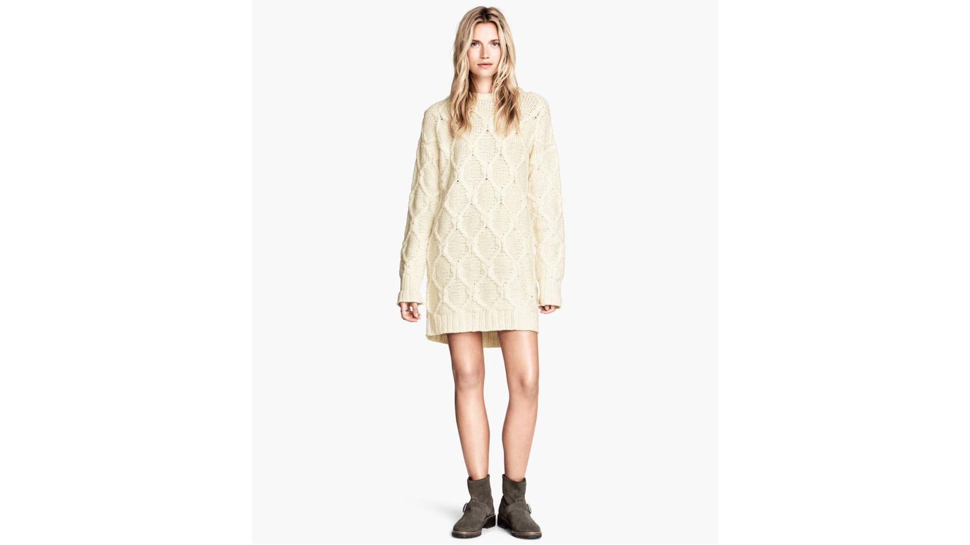 H&M cable-knit dress