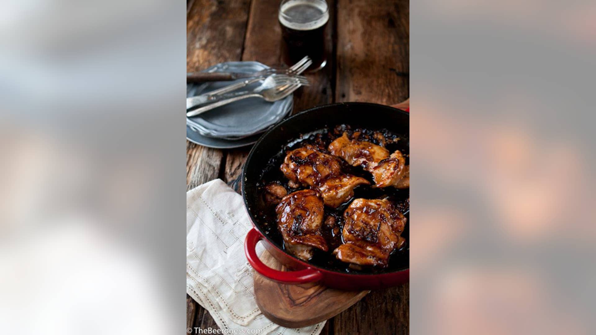 Honey Chili Beer Chicken