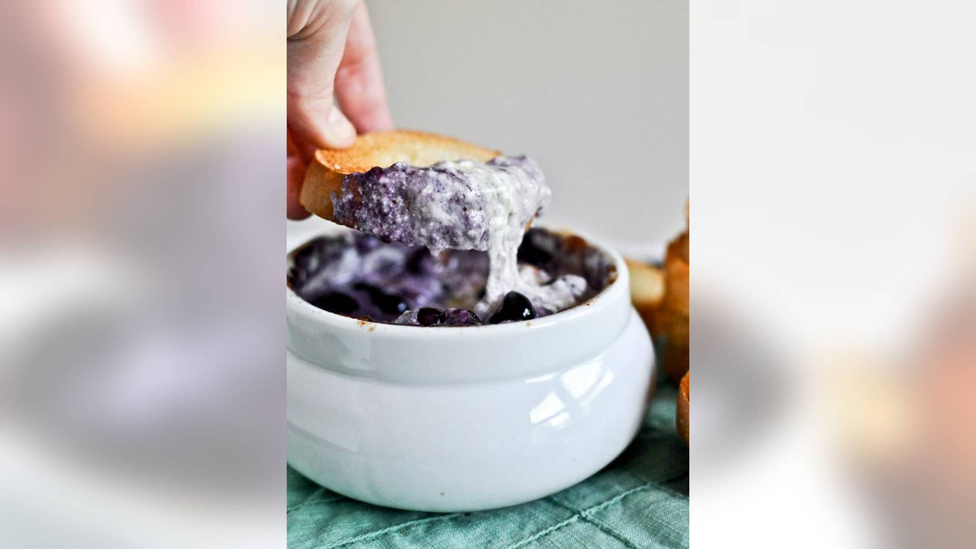 Hot Blueberry Cheddar Dip