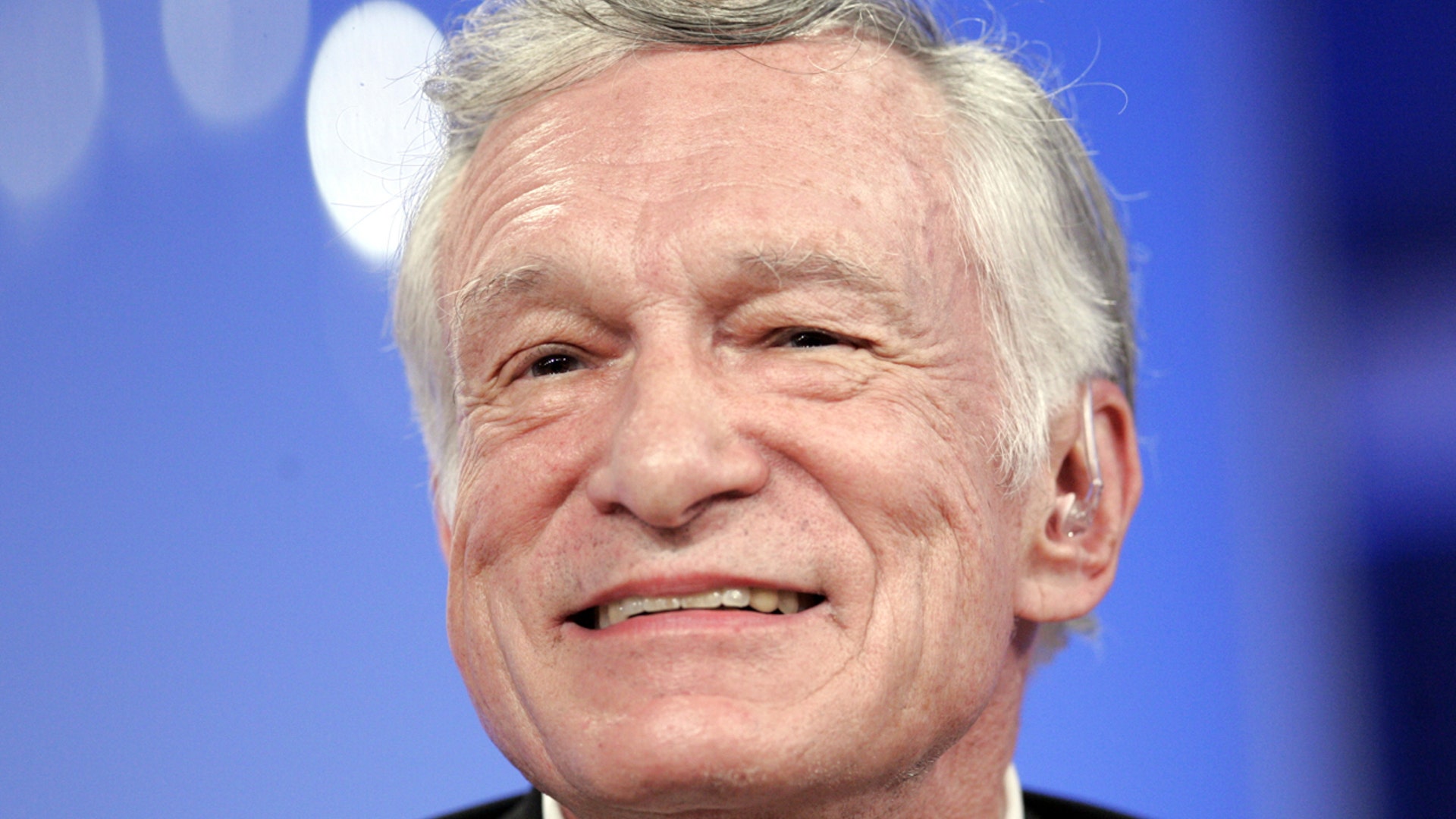 Hugh Hefner at the Television Critic's Association Summer press tour in Beverly Hills in 2005.