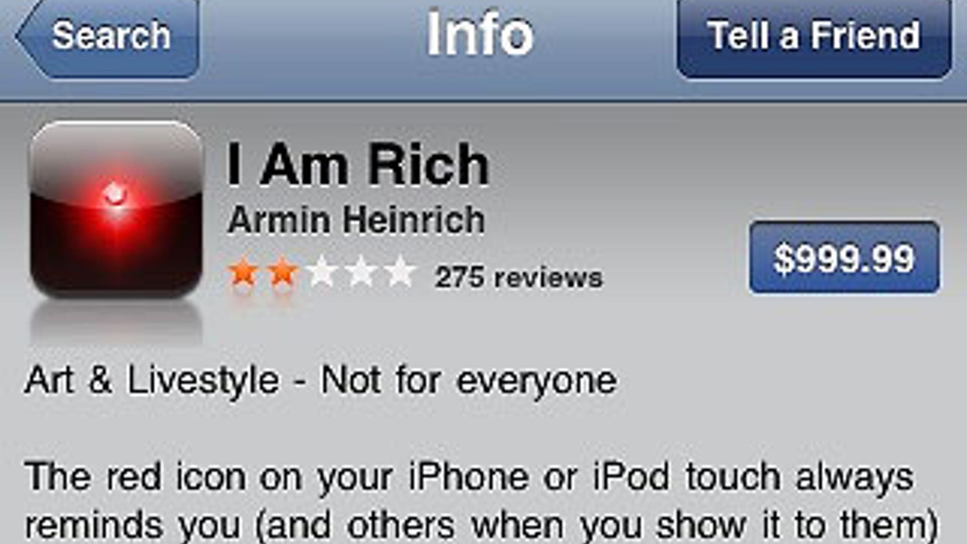 I Am Rich App