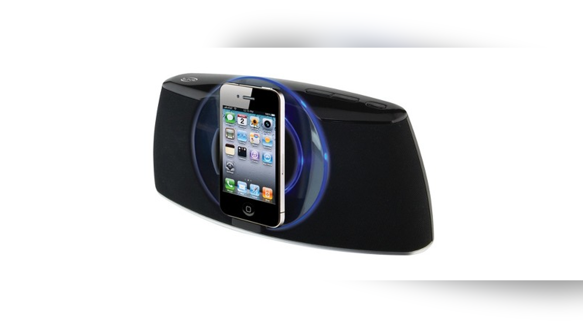 iLive App-enhanced Speaker with Rotating iPhone®/iPod® Dock