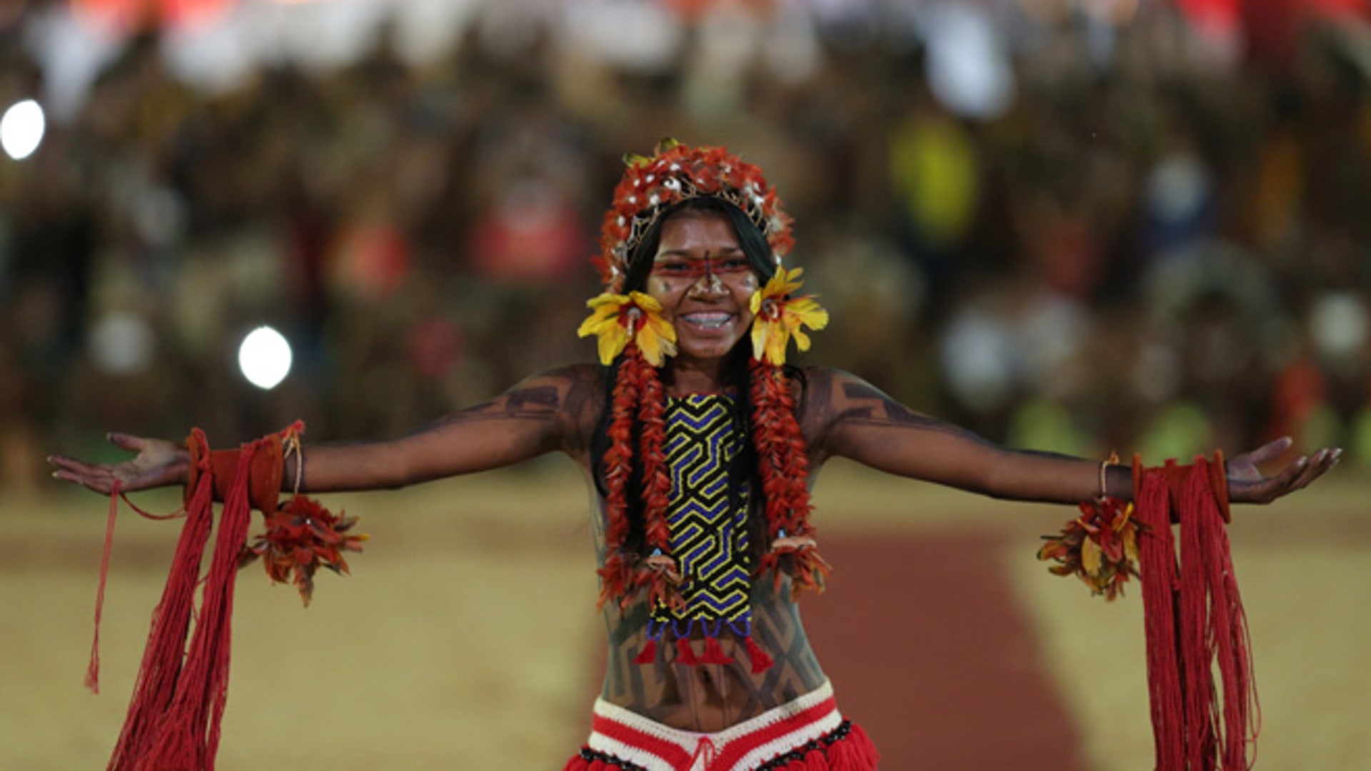 Brazil's Indigenous Women Take Part In Beauty Pageant 