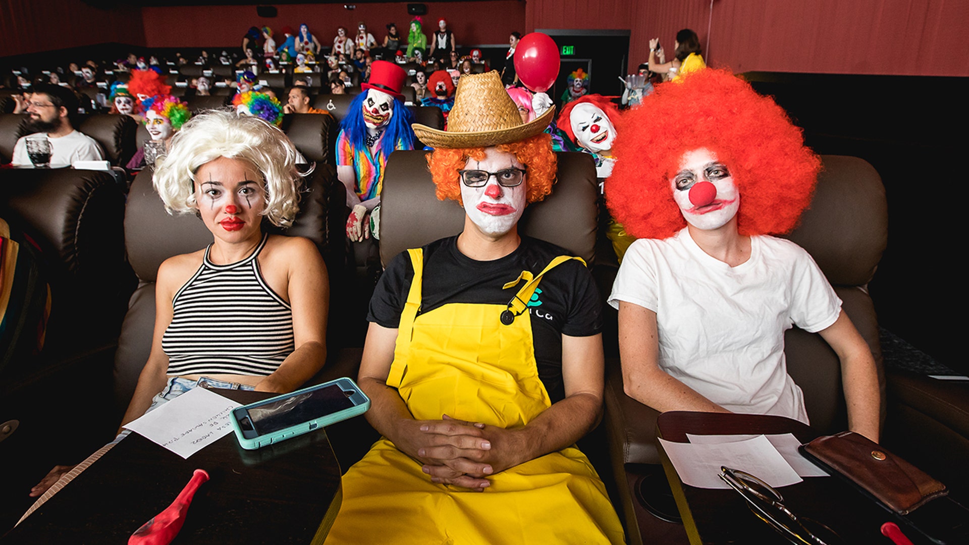 Fans attend the clowns-only screening of "It" at the Alamo Drafthouse in Austin, Texas.
<a href="http://www.hlkfotos.com/" target="_blank">Click here for more from this photographer.</a>
