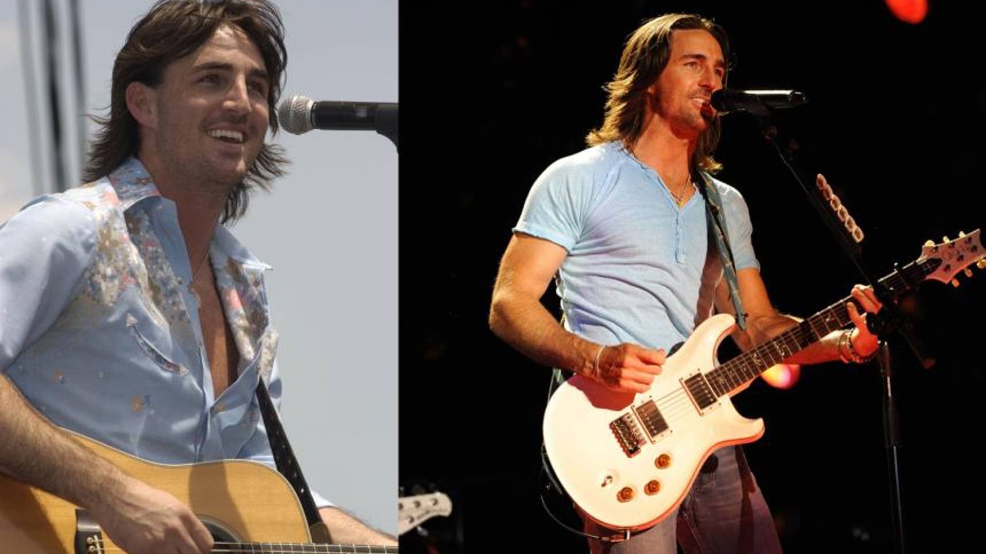 Jake Owen in 2006 and 2013