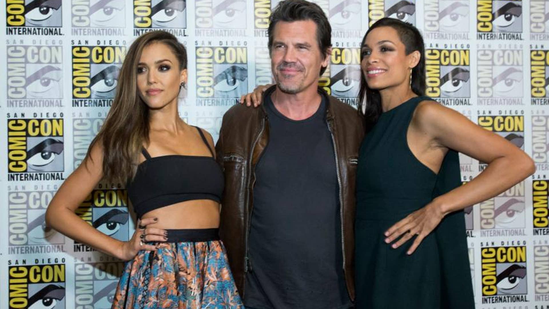 With Co-Stars Josh Brolin and Rosario Dawson