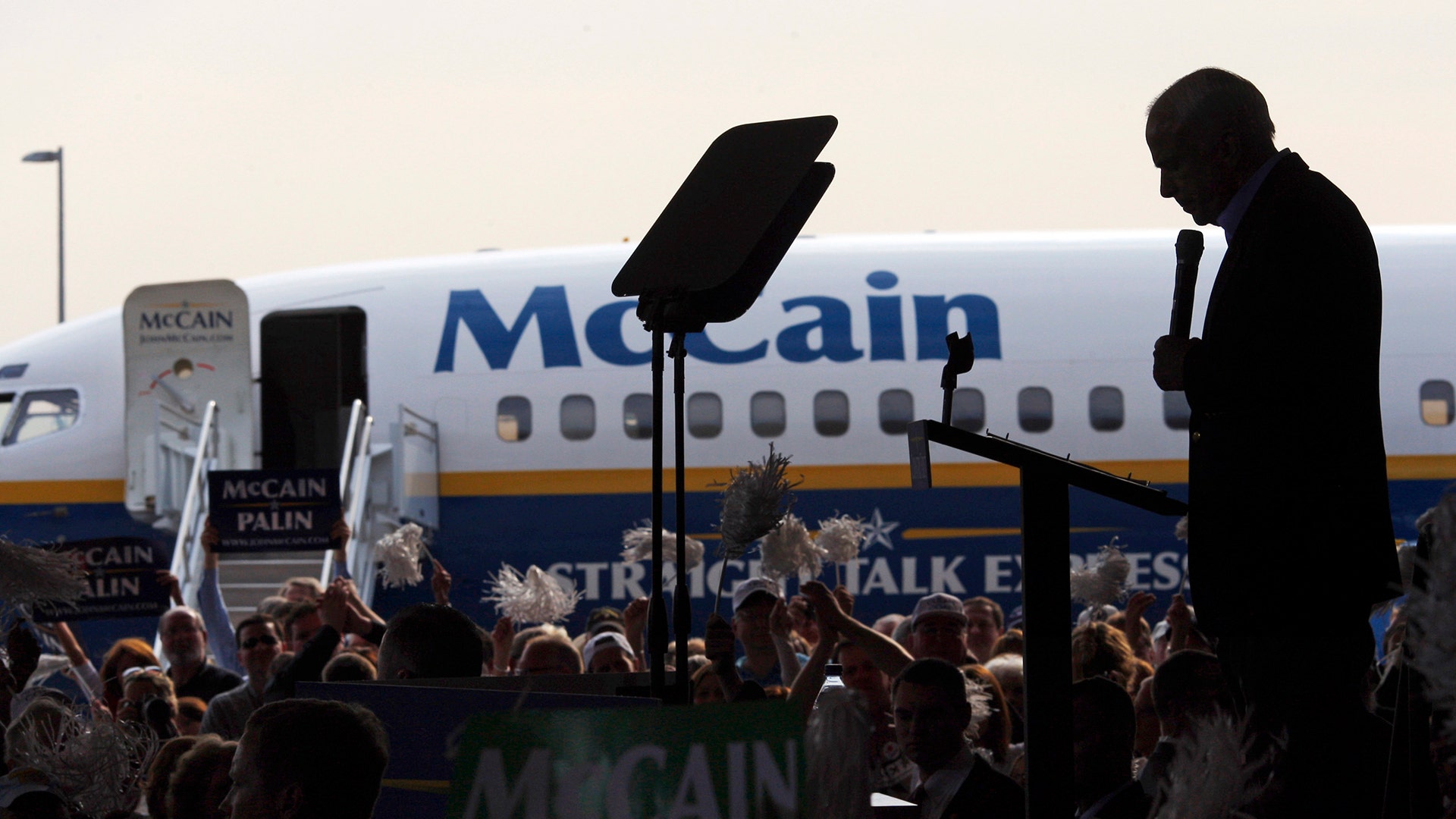 U.S. Republican presidential nominee Senator John McCain during a speech November, 2008.       