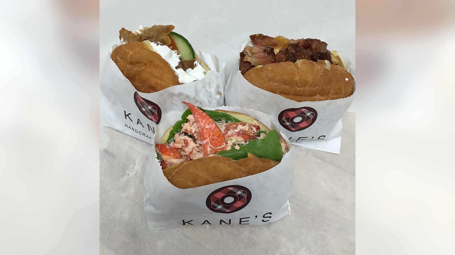 Lobster-Donut Roll from Kane's