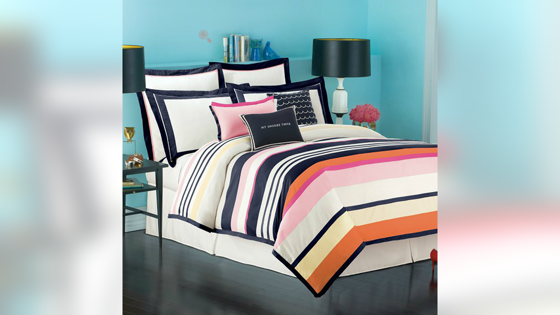 Kate Spade New York,  Candy Shop Stripe Duvet Cover