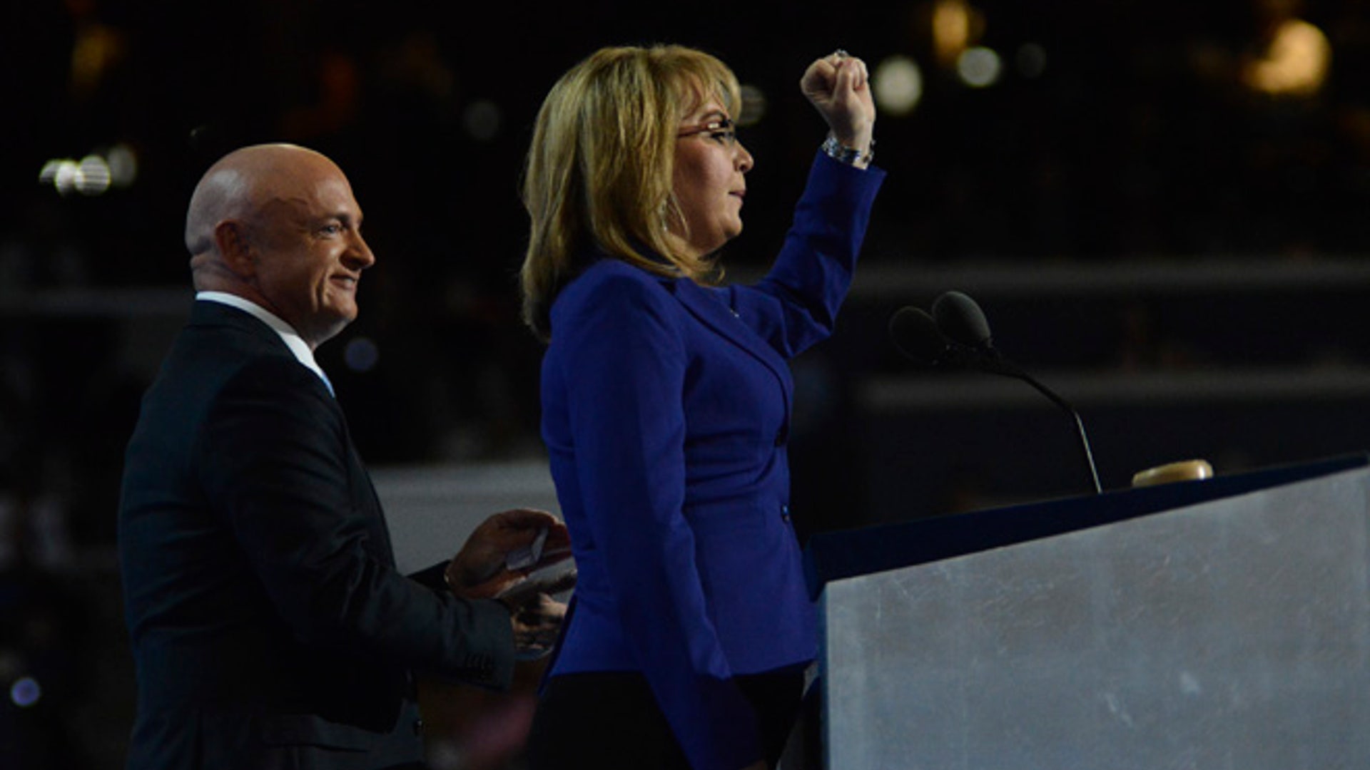 Giffords speaks at DNC