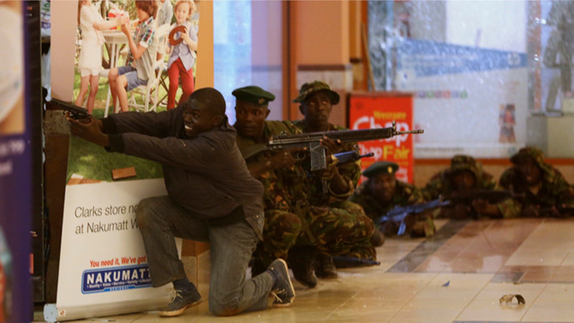 Kenya's military battles Al Qaedalinked militants inside mall