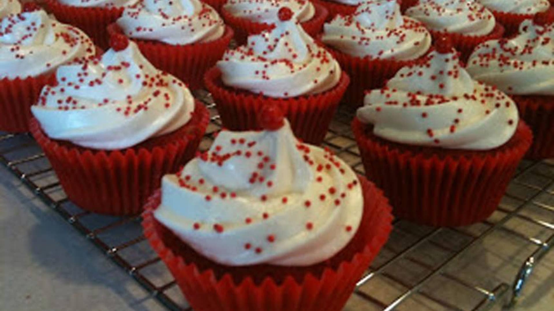 Ketchup Cupcakes