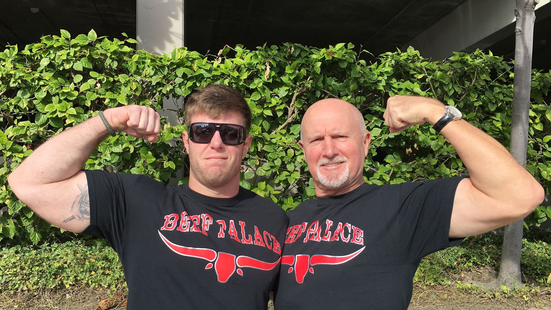 Staff Sgt Kevin McEnroe & father Brian McEnroe