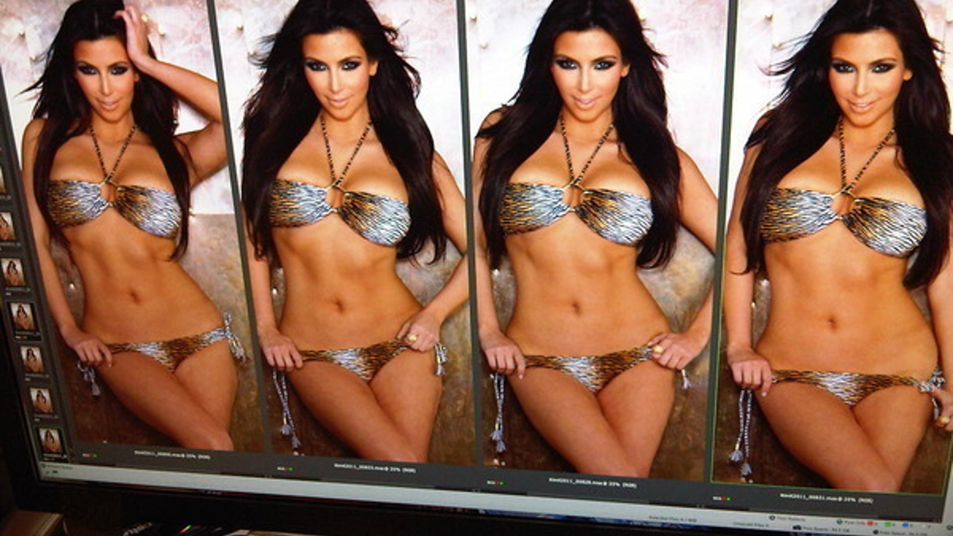 Kim Kardashian Unretouched