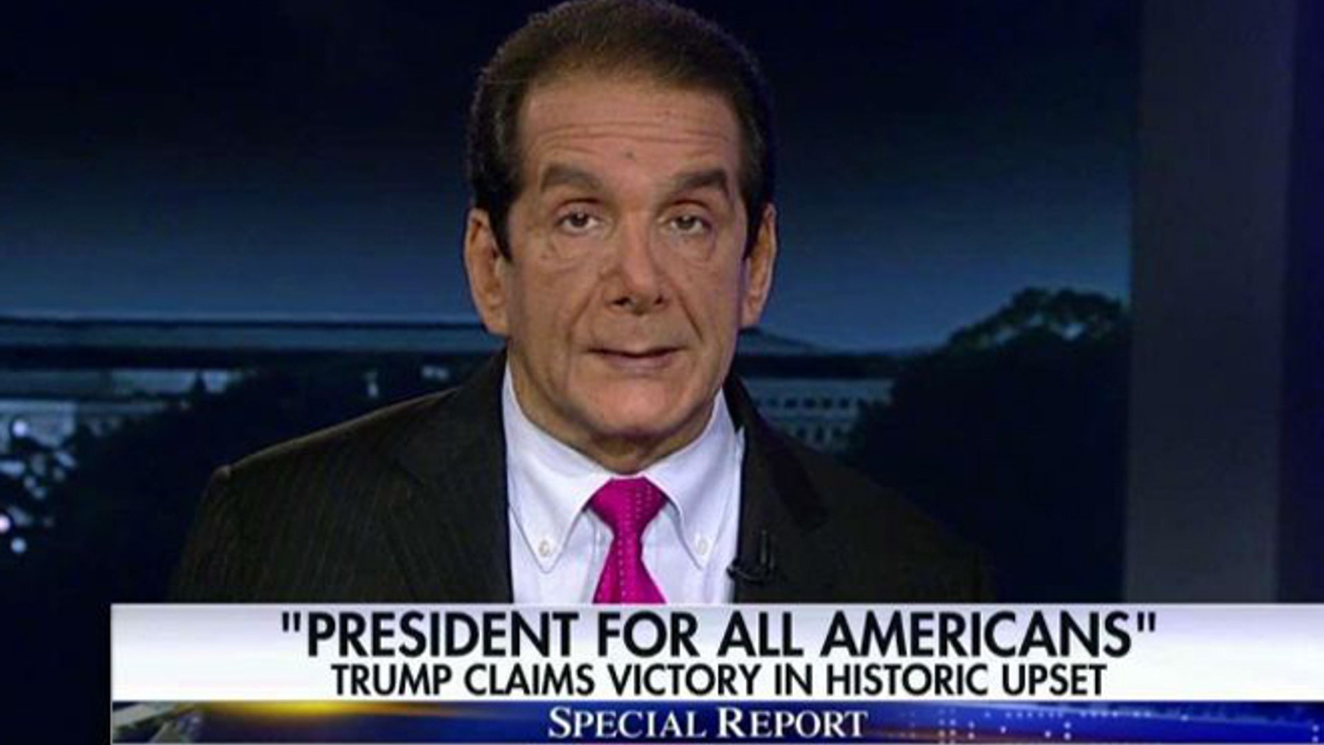 Syndicated columnist Charles Krauthammer gives his take on how Trump scored an historic victory