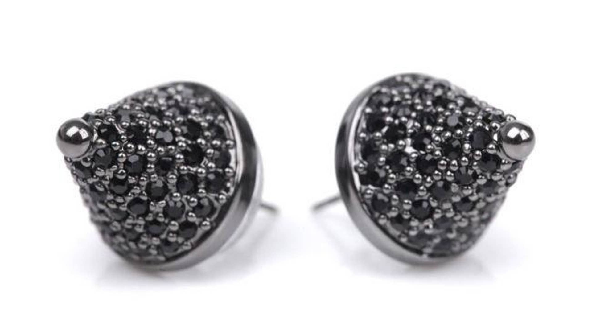 Eddie Borgo Pave Cone Stud Earring