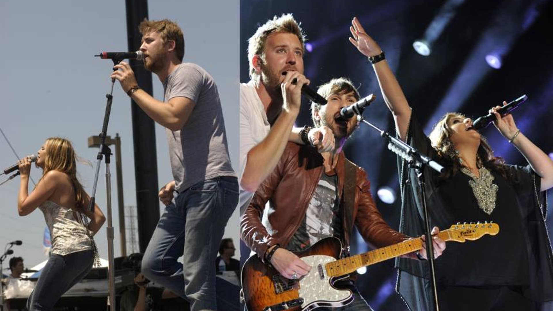 Lady Antebellum in 2007 and 2013